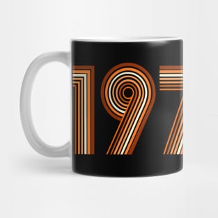 Retro Orange Disco Font Mug